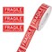 Teqooza 1 X 3 Fragile Handle with Care Warning Stickers for Shipping Moving and Packing 500 Pcs Permanent Adhesive Labels 1 Roll