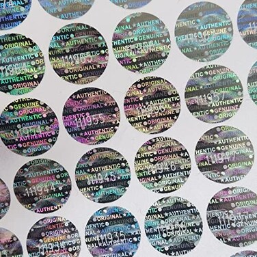 TLK&amp;FBB 059 in High Security Tamper Evident Seal Warranty Void Original Genuine Authentic Hologram LabelsStickers wUnique Sequential Serial Numbering Tamper Proof Stickers 350