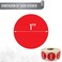 Kube with 1000 StickersRoll New Permanent 1 Inch Label Sticker