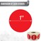 Kube with 1000 StickersRoll New Permanent 1 Inch Label Sticker
