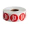 Kube with 1000 StickersRoll Thank You Permanent 1 Inch Label Sticker
