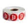 Kube with 1000 StickersRoll Thank You Permanent 1 Inch Label Sticker