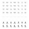 Topabel 1120 Pcs Medicine Instruction Label 1 Inch Morning Noon Evening Bedtime Medication Remider Stickers for Pill Case