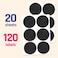 TownStix 120 Pack 2 Round Chalkboard Labels Stickers Erasable and Reusable