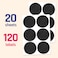 TownStix 120 Pack 2 Round Chalkboard Labels Stickers Erasable and Reusable