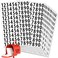TRYXN 1200 PCS Number Stickers 1 Waterproof Mailbox Number Label Consecutive Numbers 09 SelfAdhesive and ResidueFree Ideal for Mailboxes Storage Boxes Organizers Cabinets and More