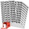 TRYXN 1200 PCS Number Stickers 1 Waterproof Mailbox Number Label Consecutive Numbers 09 SelfAdhesive and ResidueFree Ideal for Mailboxes Storage Boxes Organizers Cabinets and More