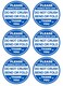 Poskornwel 2 300 PCS Blue Do Not Crush Bend or Fold Handle with Love Labels Stickers Shipping Mailing Cartons Envelops Adhesive Labels