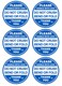 Poskornwel 2 300 PCS Blue Do Not Crush Bend or Fold Handle with Love Labels Stickers Shipping Mailing Cartons Envelops Adhesive Labels