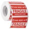 BTYMS 2 x 3 Inch Fragile Stickers Handle with Care Warning Labels This Side Up Stickers for Shipping and Moving 500 Labels