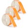 PEUTIER 3 Rolls Label Maker Tape for Phomemo D30 Label Printer Machine 12mm x 40mm Thermal Paper Stickers Waterproof Self Adhesive Label Tape Replacement for Home Office School Files Orange
