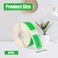 PEUTIER 3 Rolls Label Maker Tape for Phomemo D30 Label Printer Paper Stickers Waterproof Thermal SelfAdhesive Label Thermal Paper for Label Maker Machine for Home Office School Green 12mm x 22mm