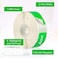 PEUTIER 3 Rolls Label Maker Tape for Phomemo D30 Label Printer Paper Stickers Waterproof Thermal SelfAdhesive Label Thermal Paper for Label Maker Machine for Home Office School Green 12mm x 22mm