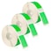 PEUTIER 3 Rolls Label Maker Tape for Phomemo D30 Label Printer Paper Stickers Waterproof Thermal SelfAdhesive Label Thermal Paper for Label Maker Machine for Home Office School Green 12mm x 22mm