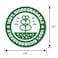 TUCO DEALS 300 Labels 2 inch Circle Dot 100 Biodegradable Signage Labels for ProductsFriendly Recycling Reminder StickerComposting Organic Label