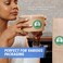 TUCO DEALS 300 Labels 2 inch Circle Dot 100 Biodegradable Signage Labels for ProductsFriendly Recycling Reminder StickerComposting Organic Label