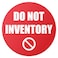 OfficeSmartLabels 300 Labels Do Not Inventory Stickers for Quality Control Inventory Warehouse Receiving 2 inch Round Red 1 Pack
