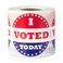OfficeSmartLabels 300 Labels I Voted Today Stickers with American Flag 2 inch Round Circle Dot I Voted Stickers Red White Blue Fabric Friendly Pressure Sensitive SelfAdhesive