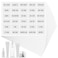 Piriuuo 360 Pcs Waterproof Labels for Bottles Travel Toiletry Bottles Refillable Clear Bathroom Labels for Organizing Shampoo Conditioner Lotion Cream