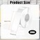 XIHIRCD 420pcs2 Rolls Thermal Labels for Phomemo D30 12x40mm Label Printer Maker Tape SelfAdhesive Label Print Paper Stickers for Home Office White