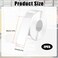 XIHIRCD 420pcs2 Rolls Thermal Labels for Phomemo D30 12x40mm Label Printer Maker Tape SelfAdhesive Label Print Paper Stickers for Home Office White