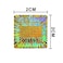 TLK&FBB 500pcs Laser Hologram Stickers Tamper EVIDENT Security Seal with Serial Numbers Void if Removed 0787 inch Golden Square Hologram Label Tamper Proof Stickers
