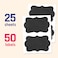 TownStix 50Pack Chalkboard Labels Stickers Erasable and Reusable Cloud Design 6 x 4