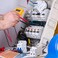 WOOPSOO 8 Pieces Electrical Panel LabelsCircuit Breaker Panel Fuse Electric Box Load Center Identification Labels Stickers Up to 50 Entries Sign Labels with Round Stickers for House Commercial UseWhit