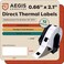 Aegis Adhesives Replacement for Brother DK1204 12 Rolls 4800 Total 066 X 21 Direct Thermal Address Labels with Reusable Frame Compatible with QL Printers QL800 QL810W QL820NWB