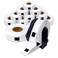 Aegis Adhesives Replacement for Brother DK1204 12 Rolls 4800 Total 066 X 21 Direct Thermal Address Labels with Reusable Frame Compatible with QL Printers QL800 QL810W QL820NWB