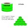 aleplay Aleplay Visitor Pass Stickers Name Identification Tag Labels Writable 23 Inch Fluorescent Green 300 Stickers Per Roll10 Rolls