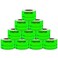 aleplay Aleplay Visitor Pass Stickers Name Identification Tag Labels Writable 23 Inch Fluorescent Green 300 Stickers Per Roll10 Rolls