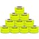 aleplay Aleplay Visitor Pass Stickers Name Identification Tag Labels Writable 23 Inch Fluorescent Yellow 300 Stickers Per Roll10 Rolls