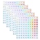 Aruicheng Small Round Number Stickers 1100 5 Sheets SelfAdhesive Labels for Office Home Kitchen Classroom