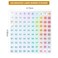 Aruicheng Small Round Number Stickers 1100 5 Sheets SelfAdhesive Labels for Office Home Kitchen Classroom