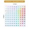 Aruicheng Small Round Number Stickers 1100 5 Sheets SelfAdhesive Labels for Office Home Kitchen Classroom