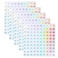Aruicheng Small Round Number Stickers 1100 5 Sheets SelfAdhesive Labels for Office Home Kitchen Classroom