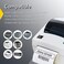 BETCKEY 2 x 15 51 mm x 38 mm UPC Barcode Address Labels Compatible with Zebra Rollo Label PrinterPremium Adhesive Perforated 6 Rolls 6000 Labels