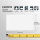 BETCKEY Compatible DYMO 30256 2516 x 4 Shipping Labels Perforated Compatible with DYMO Labelwriter 450 4XL Rollo Zebra Desktop Printers 2 Rolls600 Labels