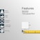 BETCKEY Compatible DYMO 30332 1 x 1 Square Multipurpose Labels Compatible with DYMO Labelwriter 450 4XL NOT FIT 550 5XL 6 Rolls4500 Labels