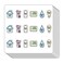 GUVSPTI Bills Due Reminder Planner Stickers Mortgage Credit Card Water Trash Electric Due Labels 234Pack