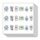 GUVSPTI Bills Due Reminder Planner Stickers Mortgage Credit Card Water Trash Electric Due Labels 234Pack