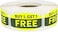 InStockLabels.com Buy 1 Get 1 BOGO Grocery Store Food Labels 75 x 1375 Inch 500 Total Adhesive Stickers