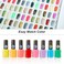 C12rtive 2 Sets Number Stickers SelfAdhesive Round Office Labels Waterproof Round Stickers for Organizing Nail Polish BottleNail Swatch SticksLipstick