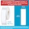 Chinco 1280 Pieces Label Printer Tape 12 x 40 mm Laminated Labeling Stickers Replacement Compatible with D30 Portable Printer Label Print Paper for Office 160 Labelroll