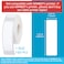 Chinco 1280 Pieces Label Printer Tape 12 x 40 mm Laminated Labeling Stickers Replacement Compatible with D30 Portable Printer Label Print Paper for Office 160 Labelroll