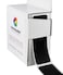 ChromaLabel 1 x 3 Inch All Purpose Permanent Color Code Rectangle Labels 100 Stickers per Dispenser Box Black