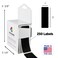 ChromaLabel 1 x 3 Inch All Purpose Permanent Color Code Rectangle Labels 100 Stickers per Dispenser Box Black