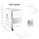 ChromaLabel 2 x 3 inch Permanent Color Code Rectangle Labels 100 Stickers per Dispenser Box White
