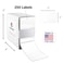 ChromaLabel 2 x 3 inch Permanent Color Code Rectangle Labels 100 Stickers per Dispenser Box White